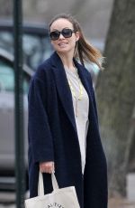 OLIVIA WILDE Out and About in Brooklyn 03/13/2016