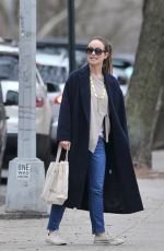 OLIVIA WILDE Out and About in Brooklyn 03/13/2016