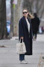 OLIVIA WILDE Out and About in Brooklyn 03/13/2016