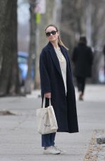 OLIVIA WILDE Out and About in Brooklyn 03/13/2016