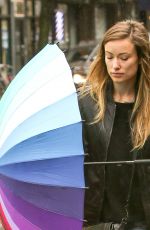OLIVIA WILDE Out in New York 03/14/2016