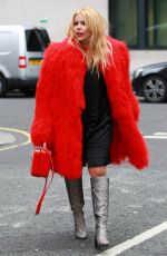 PALOMA FAITH Leaves BBC Radio 2 Studios in London 03/18/2016