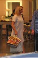 PAMELA ANDERSON at Cristophe Salon in Beverly Hills 03/16/2016