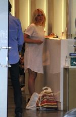 PAMELA ANDERSON at Cristophe Salon in Beverly Hills 03/16/2016