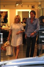 PAMELA ANDERSON at Cristophe Salon in Beverly Hills 03/16/2016