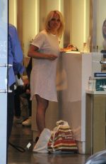 PAMELA ANDERSON at Cristophe Salon in Beverly Hills 03/16/2016