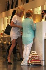 PAMELA ANDERSON at Cristophe Salon in Beverly Hills 03/16/2016