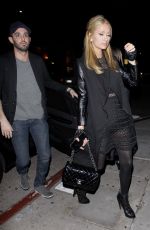 PARIS HILTON Arrives at Nice Guy in West Hollywood 03/10/2016