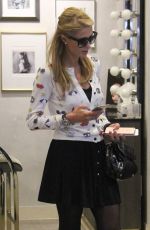 PARIS HILTON at Anastasia Salon in Beverly Hills 03/15/2016