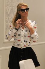 PARIS HILTON at Anastasia Salon in Beverly Hills 03/15/2016
