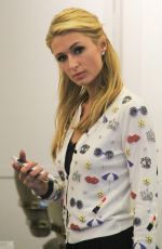PARIS HILTON at Anastasia Salon in Beverly Hills 03/15/2016