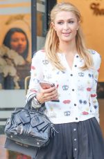 PARIS HILTON at Anastasia Salon in Beverly Hills 03/15/2016