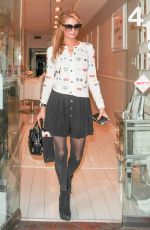 PARIS HILTON at Anastasia Salon in Beverly Hills 03/15/2016