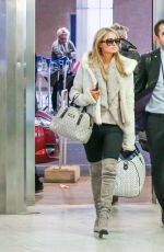 PARIS HILTON at Zurich Airport 02/28/2016