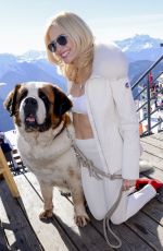 PIXIE LOTT in Bikini in Swiss Alps 03/28/2016