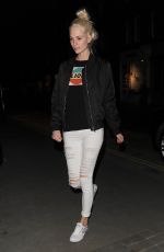POPPY DELEVINGNE Night Out in London 03/14/2016