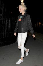 POPPY DELEVINGNE Night Out in London 03/14/2016