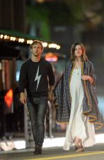 Pregnant ANNE HATHAWAY Out for Dinner at L & E Oyster Bar in Silverlake 03/02/2016