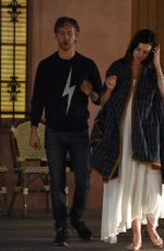 Pregnant ANNE HATHAWAY Out for Dinner at L & E Oyster Bar in Silverlake 03/02/2016