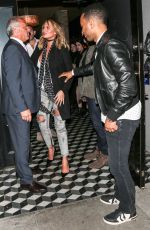 Pregnant CHRISSY TEIGEN Leaves Craig