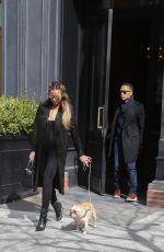 Pregnant CHRISSY Teigen Leaves Her Apartment in New York 03/03/2016