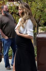 Pregnant CHRISSY TEIGEN Out and About in Los Angeles 03/11/2016