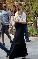 Pregnant CHRISSY TEIGEN Out and About in Los Angeles 03/11/2016