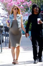 Pregnant PAIGE BUTCHER and EDDIE MURPHY Out in Los Angeles 3/2/2016