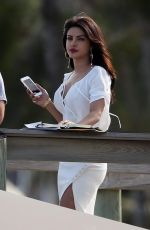 PRIYANKA CHOPRA on the Set of 