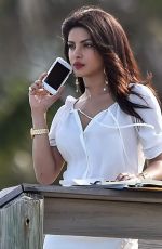 PRIYANKA CHOPRA on the Set of 