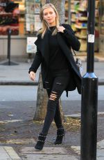 RACHEL RILEY Arries at BBC Radio Two Studios in London 03/04/2016