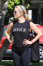 REESE WITHERSPOON Heading to Yoga Class in Brentwood 03/12/2016