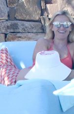 REESE WITHERSPOON in Red Swimsuit in Cabo San Lucas 03/01/2016