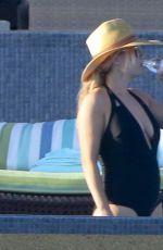 REESE WITHERSPOON in Swimsuit at a Pool in Cabo San Lucas 03/02/2016