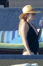REESE WITHERSPOON in Swimsuit at a Pool in Cabo San Lucas 03/02/2016