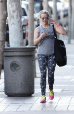 REESE WITHERSPOON Leaves a Yoga Class in Brentwood 03/17/2016
