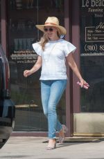 REESE WITHERSPOON Leaves Tanning Salon in Los Angeles 02/28/2016