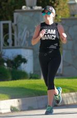 REESE WITHERSPOON Oout Jogging in Los Angeles 03/16/2016