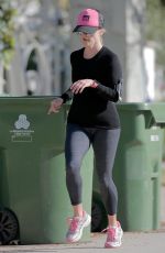 REESE WITHERSPOON Out for Morning Jog in Los Angeles 03/30/2016
