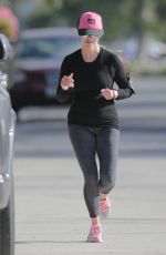 REESE WITHERSPOON Out for Morning Jog in Los Angeles 03/30/2016