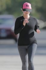 REESE WITHERSPOON Out for Morning Jog in Los Angeles 03/30/2016