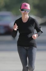 REESE WITHERSPOON Out for Morning Jog in Los Angeles 03/30/2016