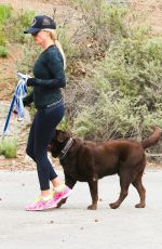 REESE WITHERSPOON Take Her Dogs to a Hike in Brentwood 03/05/2016