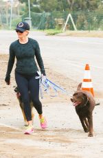REESE WITHERSPOON Take Her Dogs to a Hike in Brentwood 03/05/2016