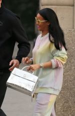 RIHANNA Leaves Her Hotel in New York 03/27/2016