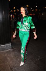 RIHANNA Night Out in New York 03/28/2016