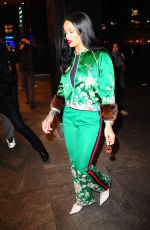 RIHANNA Night Out in New York 03/28/2016