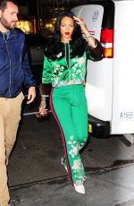 RIHANNA Night Out in New York 03/28/2016