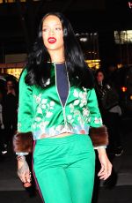 RIHANNA Night Out in New York 03/28/2016