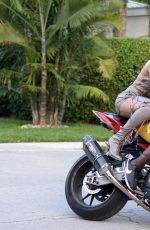 RIHANNA on the Set of a Music Video in Miami 03/16/2016